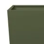 Jardinera hexagonal acero verde oliva 35x35x75 cm de , Maceteros y jardineras - Ref: Foro24-851086, Precio: 66,22 €, Descuent...