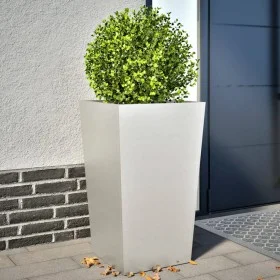 Jardineras 2 uds acero inoxidable 45x45x75 cm de , Maceteros y jardineras - Ref: Foro24-851103, Precio: 187,71 €, Descuento: %