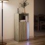 Aparador con LED madera ingeniería roble Sonoma 42,5x34x100 cm de , Aparadores - Ref: Foro24-852154, Precio: 59,05 €, Descuen...