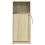 Aparador con LED madera ingeniería roble Sonoma 42,5x34x100 cm de , Aparadores - Ref: Foro24-852154, Precio: 59,05 €, Descuen...