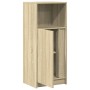 Aparador con LED madera ingeniería roble Sonoma 42,5x34x100 cm de , Aparadores - Ref: Foro24-852154, Precio: 59,05 €, Descuen...