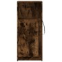 Aparador con LED madera ingeniería roble ahumado 42,5x34x100 cm de , Aparadores - Ref: Foro24-852156, Precio: 63,45 €, Descue...