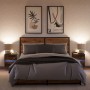 Mesitas de noche de pared con luces LED 2 uds roble ahumado de , Mesitas de noche - Ref: Foro24-3307970, Precio: 98,17 €, Des...