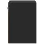 Mesitas de noche de pared con luces LED 2 unidades negro de , Mesitas de noche - Ref: Foro24-3307964, Precio: 109,57 €, Descu...
