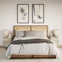 Mesitas de noche de pared con luces LED 2 unidades roble Sonoma de , Mesitas de noche - Ref: Foro24-3307966, Precio: 93,18 €,...