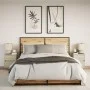 Mesitas de noche de pared con luces LED 2 unidades roble Sonoma de , Mesitas de noche - Ref: Foro24-3307966, Precio: 91,60 €,...