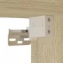 Mesitas de noche de pared con luces LED 2 unidades roble Sonoma de , Mesitas de noche - Ref: Foro24-3307966, Precio: 91,60 €,...