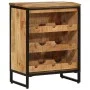 Botellero para 9 botellas madera maciza mango 55x33x70 cm de , Botelleros - Ref: Foro24-4009949, Precio: 148,89 €, Descuento: %