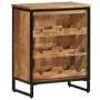 Botellero para 9 botellas madera maciza mango 55x33x70 cm de , Botelleros - Ref: Foro24-4009949, Precio: 148,89 €, Descuento: %