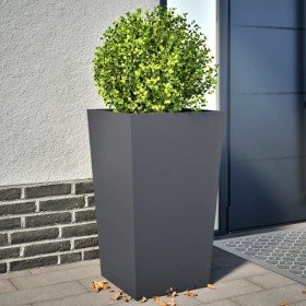 Jardineras 2 uds acero gris antracita 45x45x75 cm de , Maceteros y jardineras - Ref: Foro24-851099, Precio: 124,88 €, Descuen...