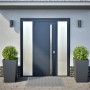 Jardineras 2 uds acero gris antracita 45x45x75 cm de , Maceteros y jardineras - Ref: Foro24-851099, Precio: 124,88 €, Descuen...