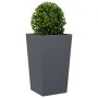 Jardineras 2 uds acero gris antracita 45x45x75 cm de , Maceteros y jardineras - Ref: Foro24-851099, Precio: 144,34 €, Descuen...