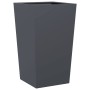 Jardineras 2 uds acero gris antracita 45x45x75 cm de , Maceteros y jardineras - Ref: Foro24-851099, Precio: 124,88 €, Descuen...
