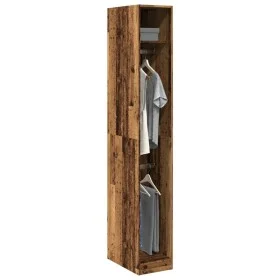 Armario de madera de ingeniería madera envejecida 30x50x200 cm de , Armarios roperos - Ref: Foro24-3307781, Precio: 106,42 €,...