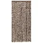 Cortina mosquitera chenilla marrón y blanco 100x220 cm de vidaXL, Mosquiteras para ventanas - Ref: Foro24-325453, Precio: 65,...