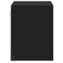 Mesita de noche de pared con luces LED negro de , Mesitas de noche - Ref: Foro24-852077, Precio: 41,93 €, Descuento: %