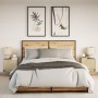 Mesitas de noche de pared con luces LED 2 unidades roble Sonoma de , Mesitas de noche - Ref: Foro24-852080, Precio: 49,82 €, ...