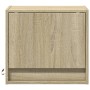 Mesitas de noche de pared con luces LED 2 unidades roble Sonoma de , Mesitas de noche - Ref: Foro24-852080, Precio: 49,82 €, ...