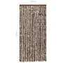 Cortina mosquitera chenilla marrón y blanco 100x220 cm de vidaXL, Mosquiteras para ventanas - Ref: Foro24-325453, Precio: 65,...