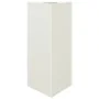 Jardinera triangular acero blanco 40x34,5x70 cm de , Maceteros y jardineras - Ref: Foro24-851159, Precio: 72,22 €, Descuento: %