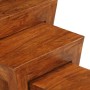 Mesas apilables 3 pzas madera maciza acacia marrón 50x35x50 cm en Mesas auxiliares | Comprar online en Foru.es
