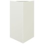 Jardinera triangular acero blanco 50x43x75 cm de , Maceteros y jardineras - Ref: Foro24-851173, Precio: 76,56 €, Descuento: %