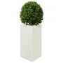 Jardinera triangular acero blanco 50x43x75 cm de , Maceteros y jardineras - Ref: Foro24-851173, Precio: 82,98 €, Descuento: %