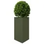 Jardineras triangulares 2 uds acero verde oliva 50x43x75 cm de , Maceteros y jardineras - Ref: Foro24-851178, Precio: 119,61 ...