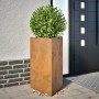 Jardineras triangulares 2 uds acero oxidado 50x43x75 cm de , Maceteros y jardineras - Ref: Foro24-851184, Precio: 92,15 €, De...