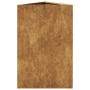 Jardineras triangulares 2 uds acero oxidado 50x43x75 cm de , Maceteros y jardineras - Ref: Foro24-851184, Precio: 92,15 €, De...