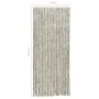 Cortina mosquitera de chenilla gris claro y oscuro 56x185 cm de vidaXL, Mosquiteras para ventanas - Ref: Foro24-325454, Preci...