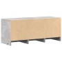 Mueble de TV LED madera ingeniería gris hormigón 97x34x40 cm de , Muebles TV - Ref: Foro24-852239, Precio: 69,61 €, Descuento: %