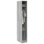 Armario de madera de ingeniería gris Sonoma 30x50x200 cm de , Armarios roperos - Ref: Foro24-3307779, Precio: 97,18 €, Descue...