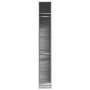 Armario de madera de ingeniería gris Sonoma 30x50x200 cm de , Armarios roperos - Ref: Foro24-3307779, Precio: 97,18 €, Descue...