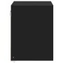 Mesitas de noche de pared con luces LED 2 unidades negro by , Nightstands - Ref: Foro24-852078, Price: 51,12 €, Discount: %