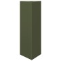 Jardinera triangular acero verde oliva 30x26x75 cm de , Maceteros y jardineras - Ref: Foro24-851149, Precio: 56,93 €, Descuen...