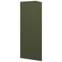 Jardinera triangular acero verde oliva 30x26x75 cm de , Maceteros y jardineras - Ref: Foro24-851149, Precio: 62,64 €, Descuen...