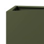 Jardinera triangular acero verde oliva 30x26x75 cm de , Maceteros y jardineras - Ref: Foro24-851149, Precio: 56,93 €, Descuen...