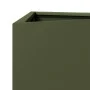 Jardinera triangular acero verde oliva 30x26x75 cm de , Maceteros y jardineras - Ref: Foro24-851149, Precio: 62,64 €, Descuen...