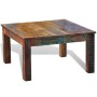 Mesa de centro cuadrada madera reciclada de vidaXL, Mesas de centro - Ref: Foro24-240959, Precio: 142,70 €, Descuento: %