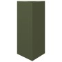 Jardinera triangular acero verde oliva 40x34,5x70 cm de , Maceteros y jardineras - Ref: Foro24-851163, Precio: 64,54 €, Descu...