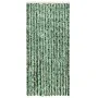 Cortina mosquitera chenilla verde y blanco 90x220 cm de vidaXL, Mosquiteras para ventanas - Ref: Foro24-325446, Precio: 62,33...