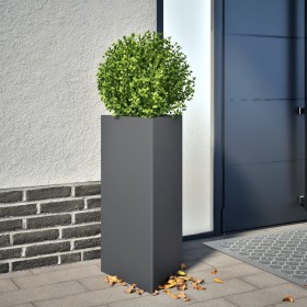 Jardinera triangular acero gris antracita 40x34,5x70 cm de , Maceteros y jardineras - Ref: Foro24-851161, Precio: 67,09 €, De...