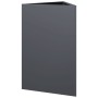 Jardinera triangular acero gris antracita 50x43x75 cm de , Maceteros y jardineras - Ref: Foro24-851175, Precio: 78,08 €, Desc...