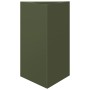 Jardinera triangular acero verde oliva 50x43x75 cm de , Maceteros y jardineras - Ref: Foro24-851177, Precio: 74,50 €, Descuen...