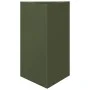 Jardinera triangular acero verde oliva 50x43x75 cm de , Maceteros y jardineras - Ref: Foro24-851177, Precio: 84,55 €, Descuen...