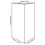 Jardinera triangular acero verde oliva 50x43x75 cm de , Maceteros y jardineras - Ref: Foro24-851177, Precio: 84,55 €, Descuen...
