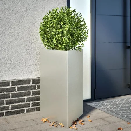 Jardineras triangulares 2 uds acero inoxidable 50x43x75 cm de , Maceteros y jardineras - Ref: Foro24-851180, Precio: 190,58 €...
