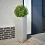 Jardineras triangulares 2 uds acero galvanizado 40x40x75 cm de , Maceteros y jardineras - Ref: Foro24-851168, Precio: 76,07 €...