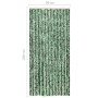 Cortina mosquitera chenilla verde y blanco 90x220 cm de vidaXL, Mosquiteras para ventanas - Ref: Foro24-325446, Precio: 54,58...